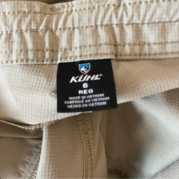 Kuhl Women's Tan Cargo Hiking Pants - Picture 7 of 10